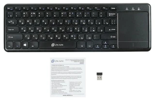 Клавиатура беспроводная OKLICK 830ST Black USB 