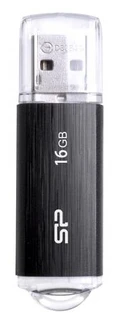 Флеш накопитель Silicon Power Ultima U02 16GB Black (SP016GBUF2U02V1K) 