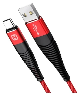 Кабель Nobby Expert NBE-DC-M-01, USB 2.0 Am - microUSB 1 м, 2А, красный