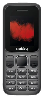 Сотовый телефон Nobby 100 черно-серый 