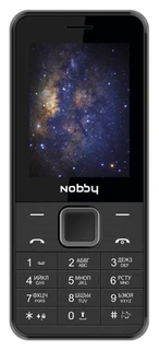 Сотовый телефон Nobby 200 черно-серый 