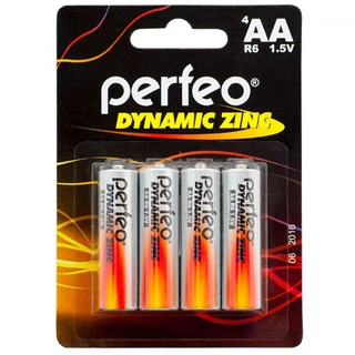 Батарейка AA Perfeo Dynamic Zinc R6 