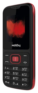 Сотовый телефон Nobby 110 черно-красный 