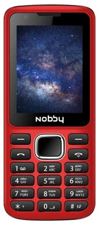 Сотовый телефон Nobby 230 красно-черный 