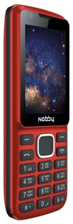 Сотовый телефон Nobby 230 красно-черный 