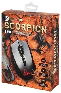 Мышь OKLICK 985G Scorpion USB 