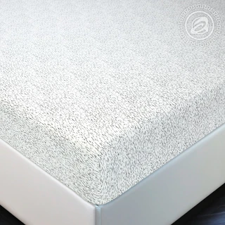 251 Простыня 90*200 трикот. на резинке Березка