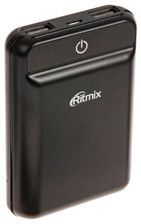 Внешний аккумулятор (Power Bank) 10000mAh Ritmix RPB-10003L Black 