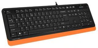 Клавиатура A4TECH Fstyler FK10 USB Black/Orange 