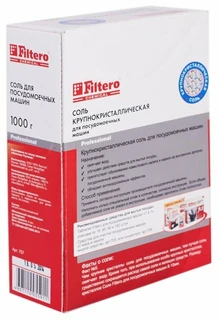 Соль крупнокристаллическая Filtero + 3 таблетки для ПММ 