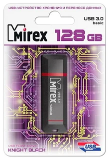 Флеш накопитель Mirex KNIGHT USB 3.0 128GB Black (13600-FM3BK128) 