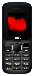 Сотовый телефон Nobby 101 серо-черный 