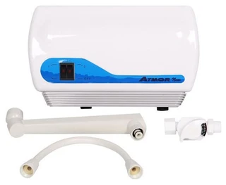Водонагреватель проточный Atmor LOTUS 5 KW COMBI (кран + душ) электрический, 3 л/мин, до 65 °С, горизонтальный монтаж
