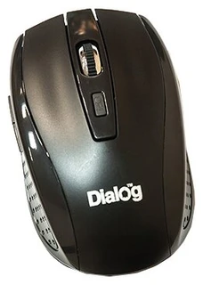 Мышь беспроводная Dialog Pointer MROP-01U черный, оптическая, 600-1600dpi, USB, 3кн., 2xAAA 
