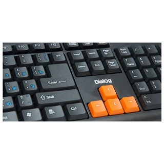 Клавиатура игровая Dialog Standart KS-020U Black USB 