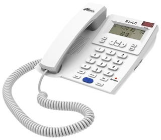Телефон проводной Ritmix RT-471, черный 