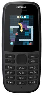 Сотовый телефон Nokia 105 SS черный 