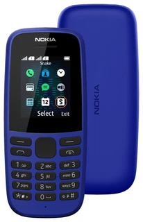 Сотовый телефон Nokia 105 SS синий 