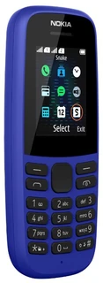 Сотовый телефон Nokia 105 SS синий 