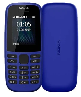 Сотовый телефон Nokia 105 SS синий 