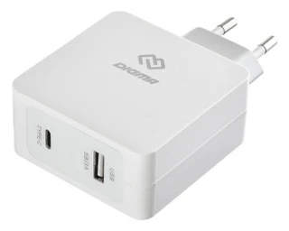 Сетевое зарядное устройство DIGMA DGPD-45W-WG белый 