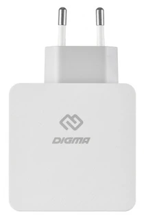 Сетевое зарядное устройство DIGMA DGPD-45W-WG белый 