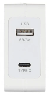 Сетевое зарядное устройство DIGMA DGPD-45W-WG белый 