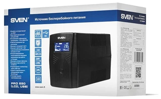 Источники бесперебойного питания UPS Sven Pro 650 LCD 