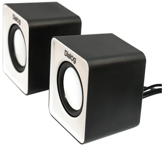 Колонки 2.0 Dialog Colibri AC-02UP Black-White 