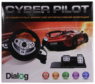 Руль проводной Dialog E-Racer GW-155VR USB 