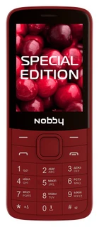 Сотовый телефон Nobby 220 вишневый 