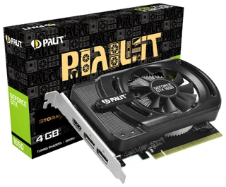Видеокарта Palit GeForce GTX1650 4Gb StormX+ 