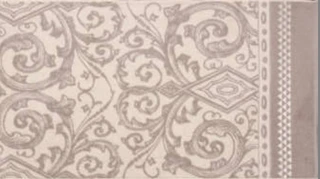 Полотенце махровое 50*90 DELIZIOSO цв.10000/бежево-коричневый рисунок Дон. Мануфактура