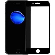 Защитное стекло iPhone 7/8 Plus Full (тех упак) черный
