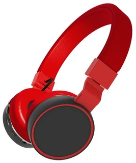 Наушники беспроводные Ritmix RH-415BTH красный/черный
