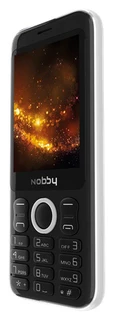 Сотовый телефон Nobby 321 черно-серебристый 