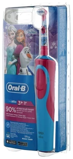 Зубная щетка электрическая Oral-B Kids Frozen синий/розовый 