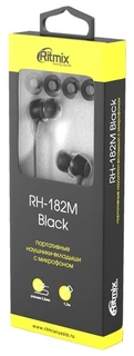 Наушники Ritmix RH-182M Black 