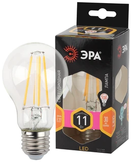 Лампа светодиодная ЭРА F-LED A60-11W-827-E27
