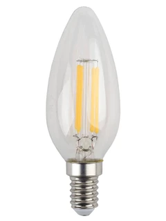Лампа светодиодная  ЭРА F-LED B35-5w-827-E14