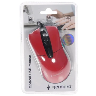 Мышь Gembird MOP-415-R красный 