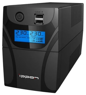 Источник бесперебойного питания Ippon Back Power Pro II Euro 650 черный 