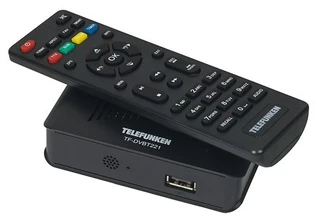 Ресивер DVB-T2 Telefunken TF-DVBT221 черный 