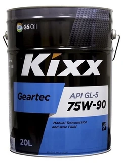 Масло трансмиссионное Kixx Geartec GL-5 75W-90 /1л полусинтетика 
