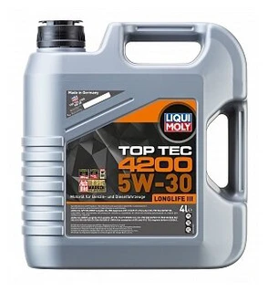 Моторное масло LIQUI MOLY Top Tec 4200 5W-30 4 л 