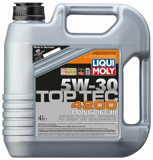 Моторное масло LIQUI MOLY Top Tec 4200 5W-30 4 л 