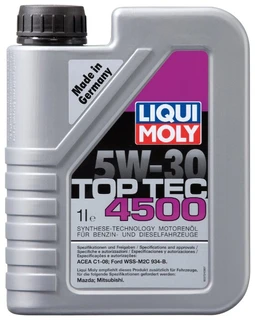 Моторное масло LIQUI MOLY Top Tec 4500 5W-30 1 л