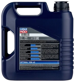 Моторное масло LIQUI MOLY Optimal 10W-40 4л 