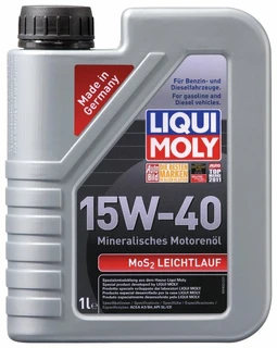 Моторное масло LIQUI MOLY MoS2 Leichtlauf 15W-40 1 л