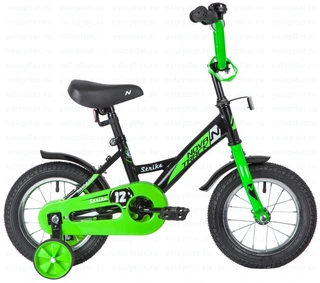 Велосипед Novatrack Strike 12" 140630, зеленый 